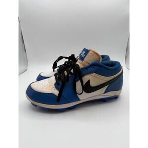 Nike Air Jordan 1 Retro Low MCS baseball cleat Game Royal size 10.5